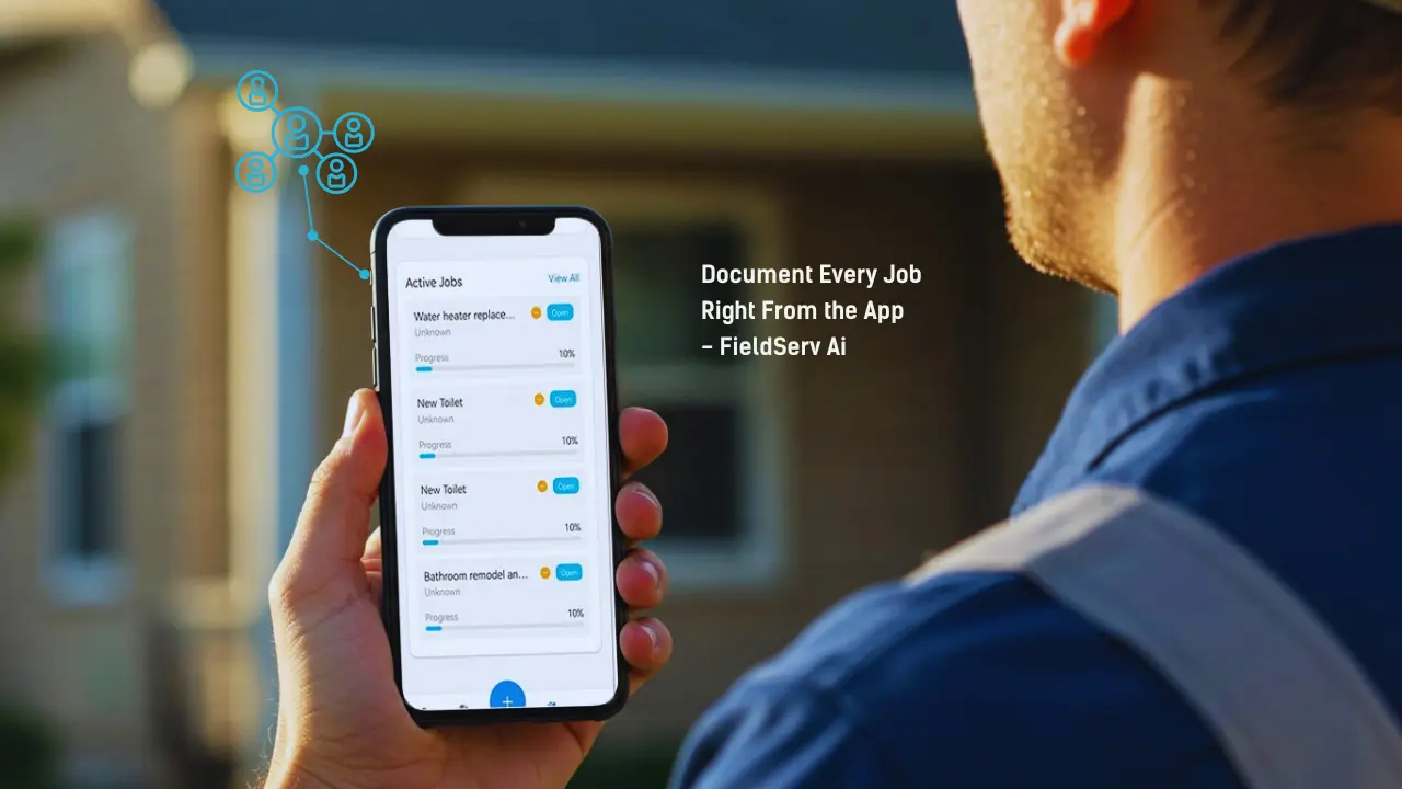 FieldServ AI Mobile App Screenshots